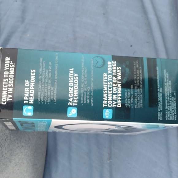 Sharper Image Wireless TV Headphones - Picture 4 of 5
